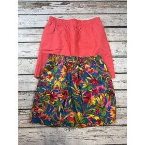 J. Crew linen cotton‎ blend city skirt Bundle size 10